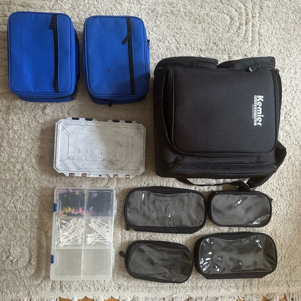 Professional Makeup Kit Backpack and 8x Product Organizers - MUA RETIREMENT SALE